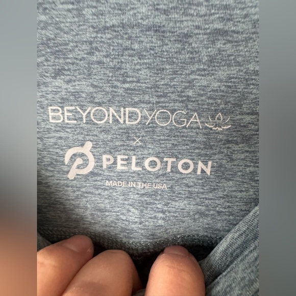 Beyond Yoga Blue Space dye take me higher long legging Pure Barre Size L - Picture 9 of 12